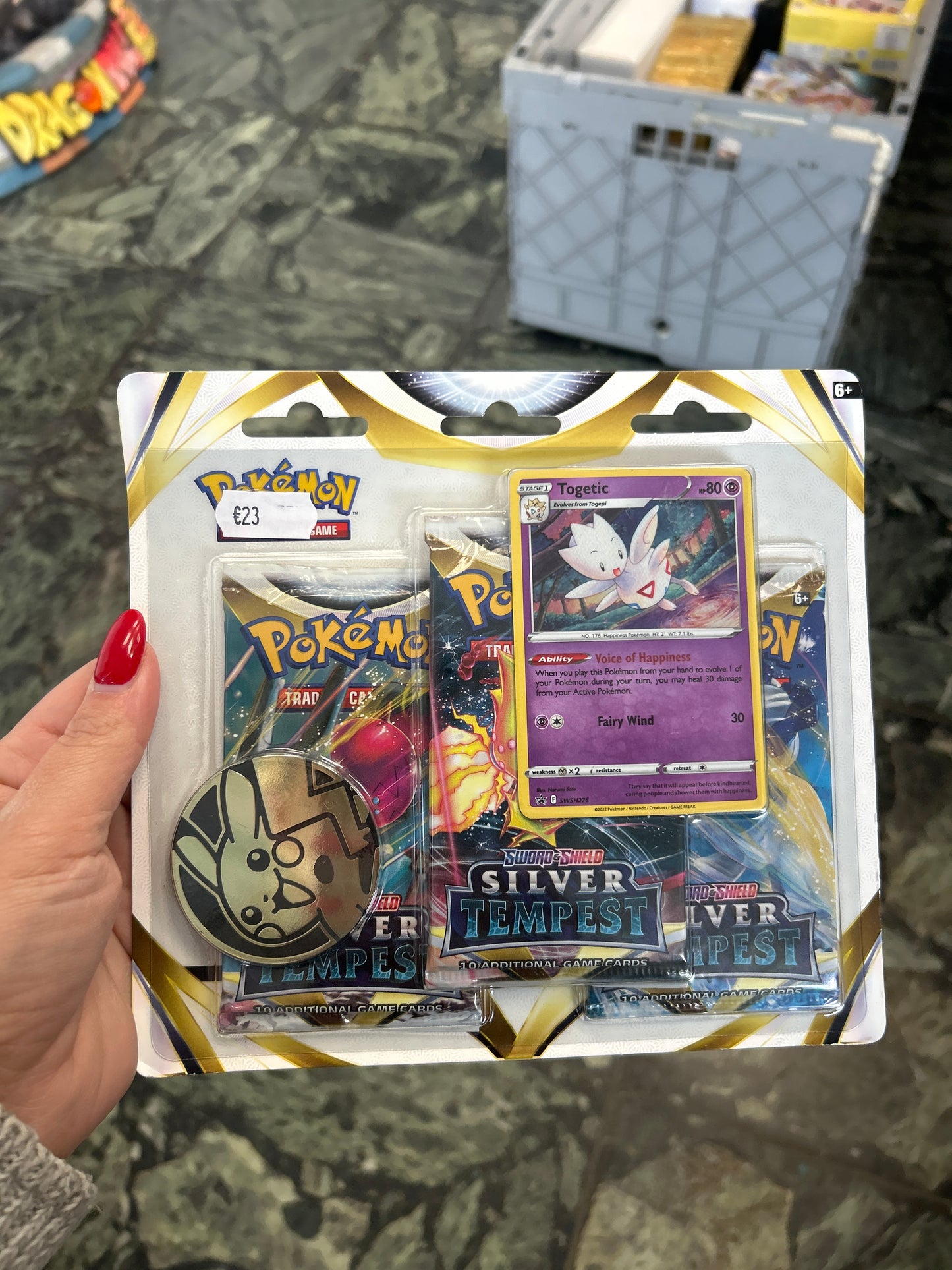 Pokémon 3 booster Sammelkartenspiel Sword & Shield Battle Styles Togetic Englisch