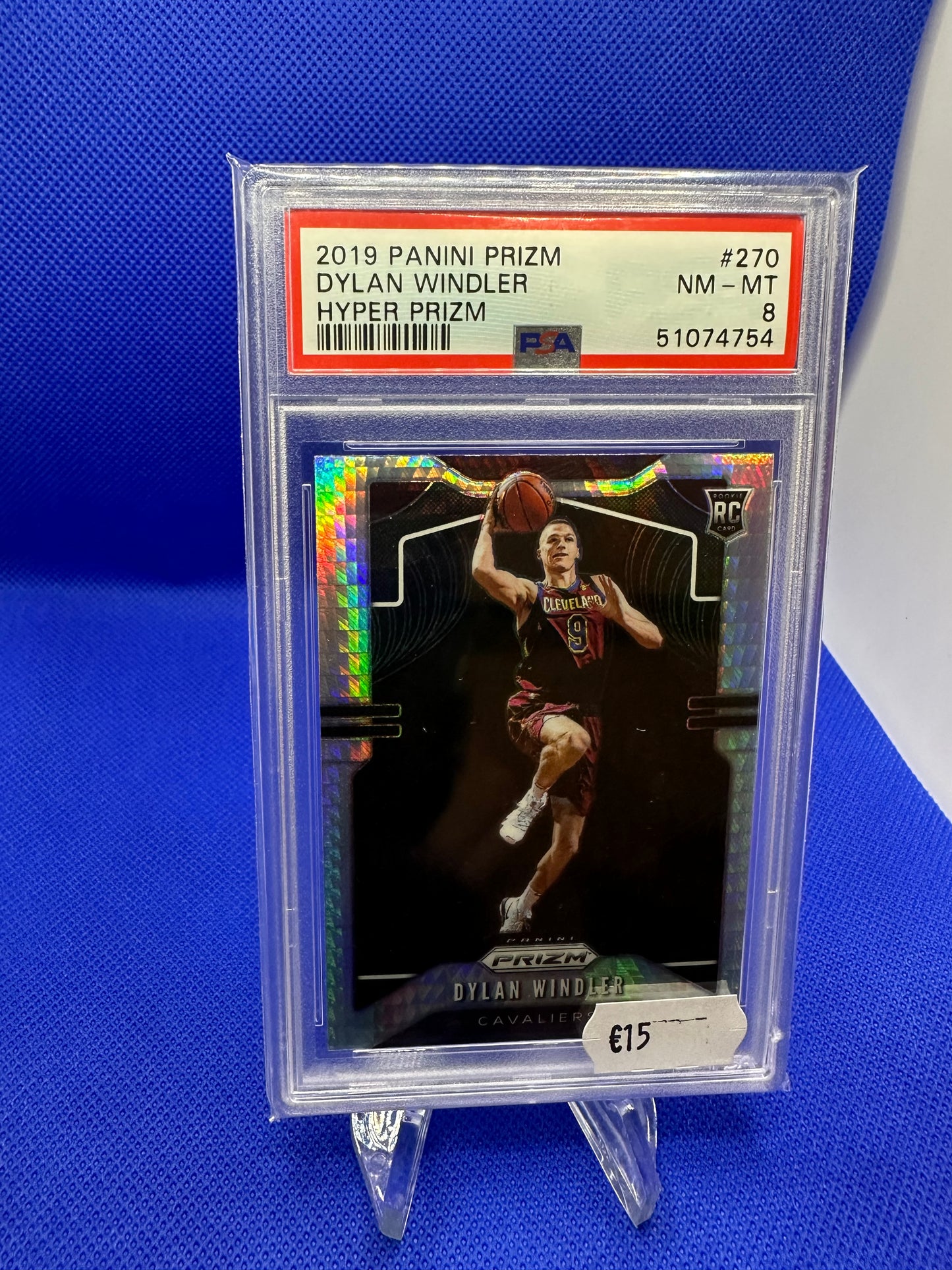Dylan Windler 2019 Panini Prizm Hyper Prizm PSA 8 NBA