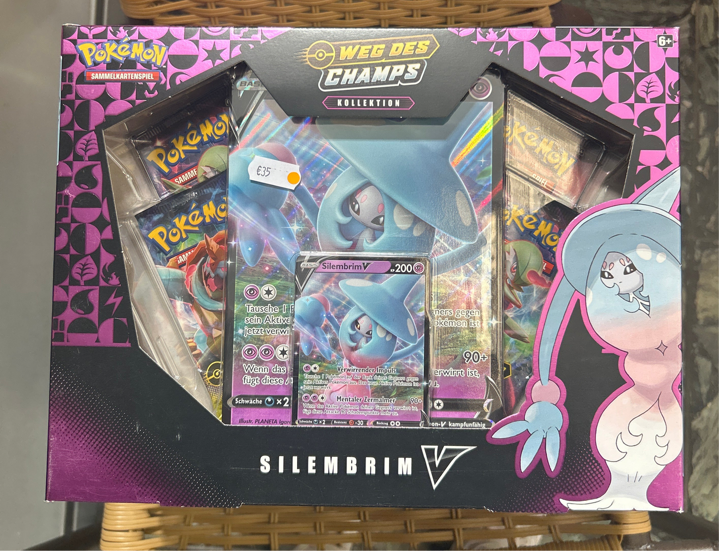 Pokémon silembrim V Kollektion Box Weg des Champs
