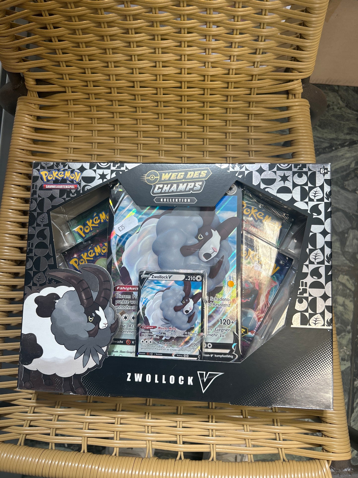 Pokémon zwollock V Kollektion Box Weg des Champs