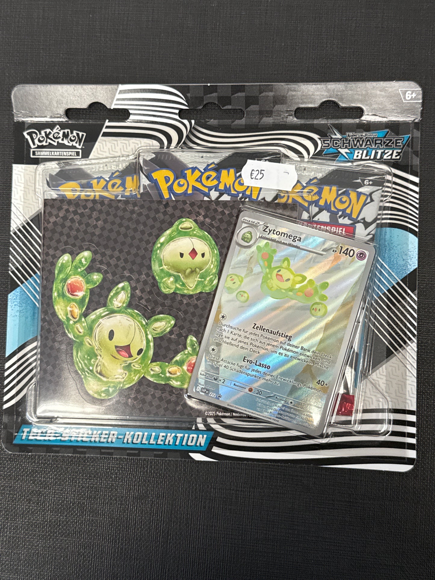 Pokémon Schwarz Blitze Tech Sticker Kollektion