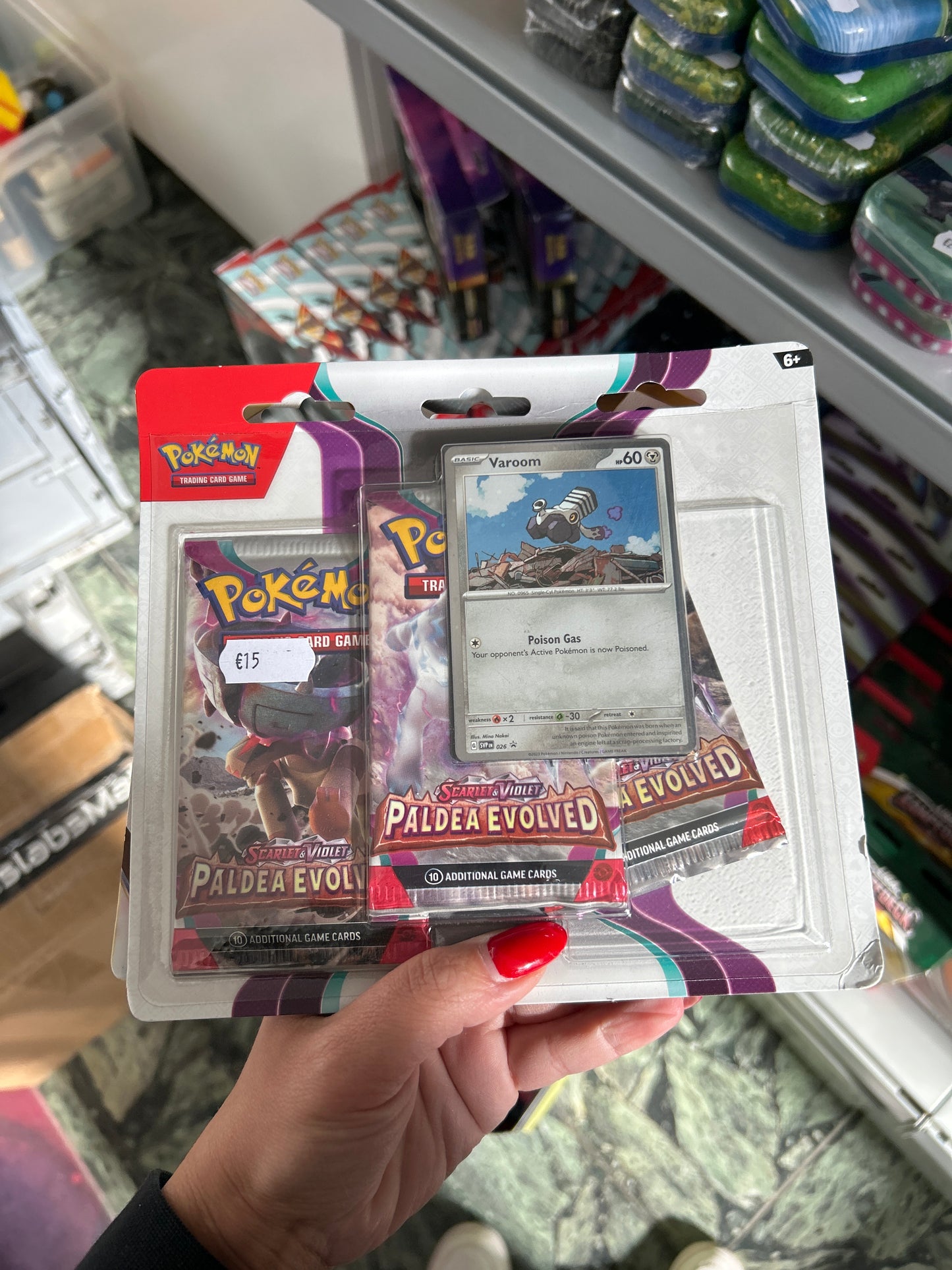 Pokémon booster scarlet & violet Paleda evolved