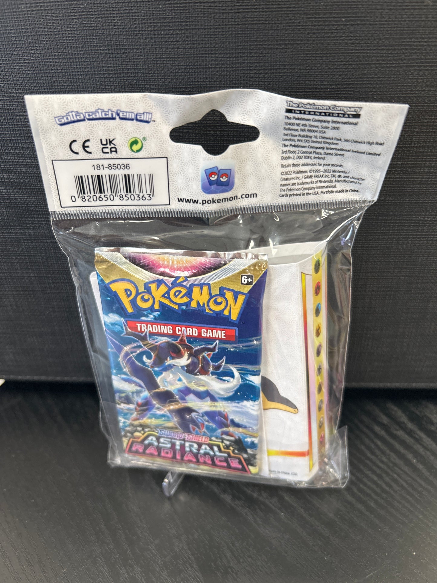 Pokémon Blister Booster Sword & Shield Astral Radiance mini Portfolio