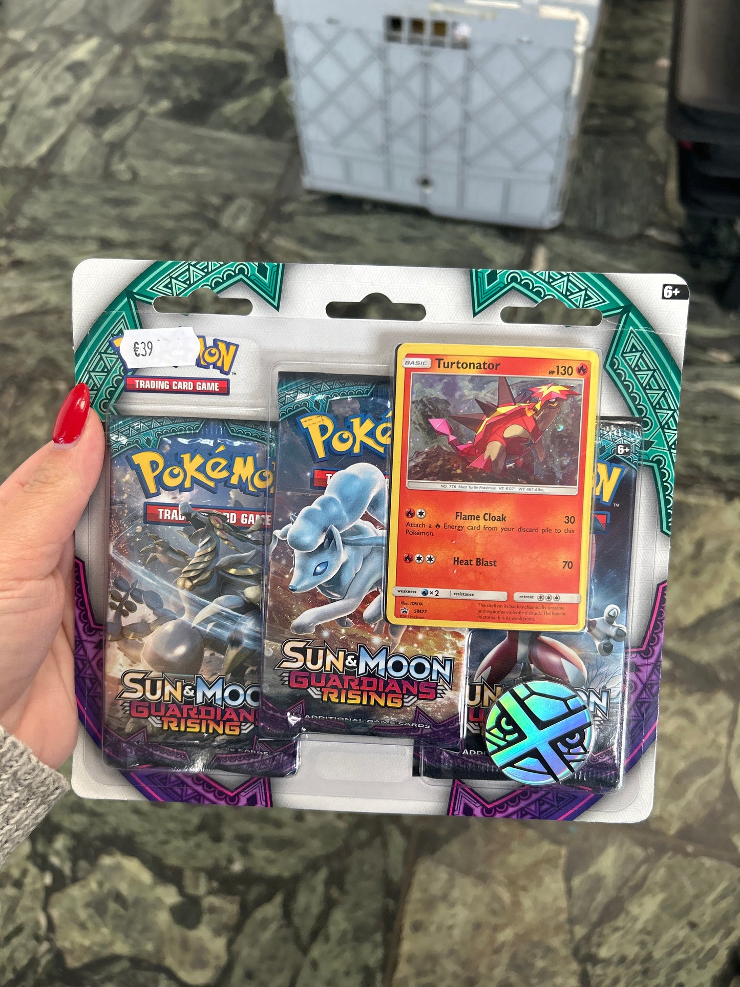 Pokémon booster Sun & Mond Guardians Rising Englisch Turtonator