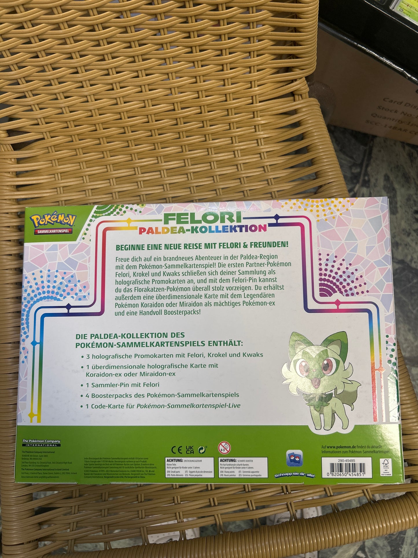 Pokémon Felori Paldea Kollektion Box
