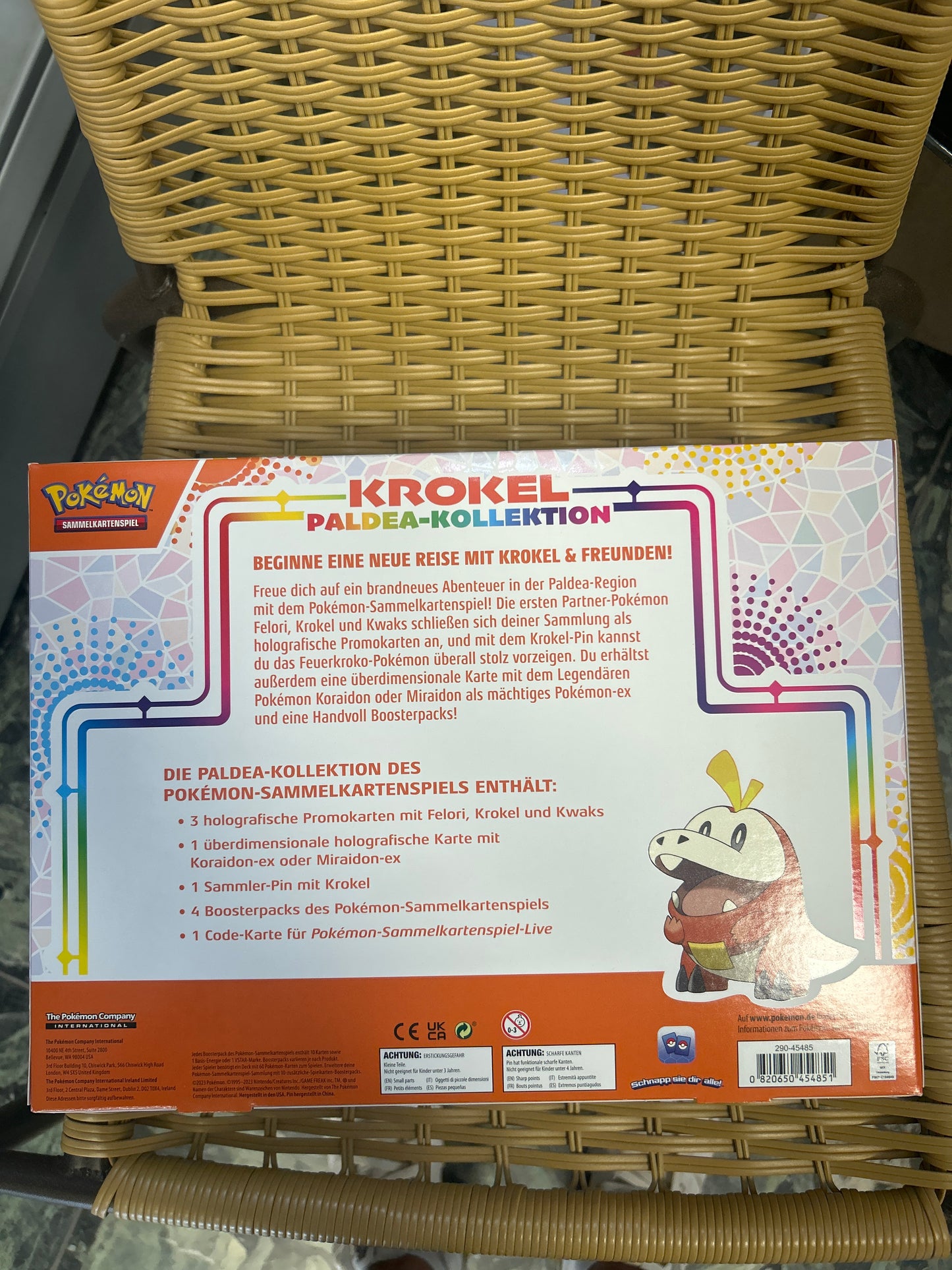 Pokémon Kwaks Paldea Kollektion Box Koraidon ex