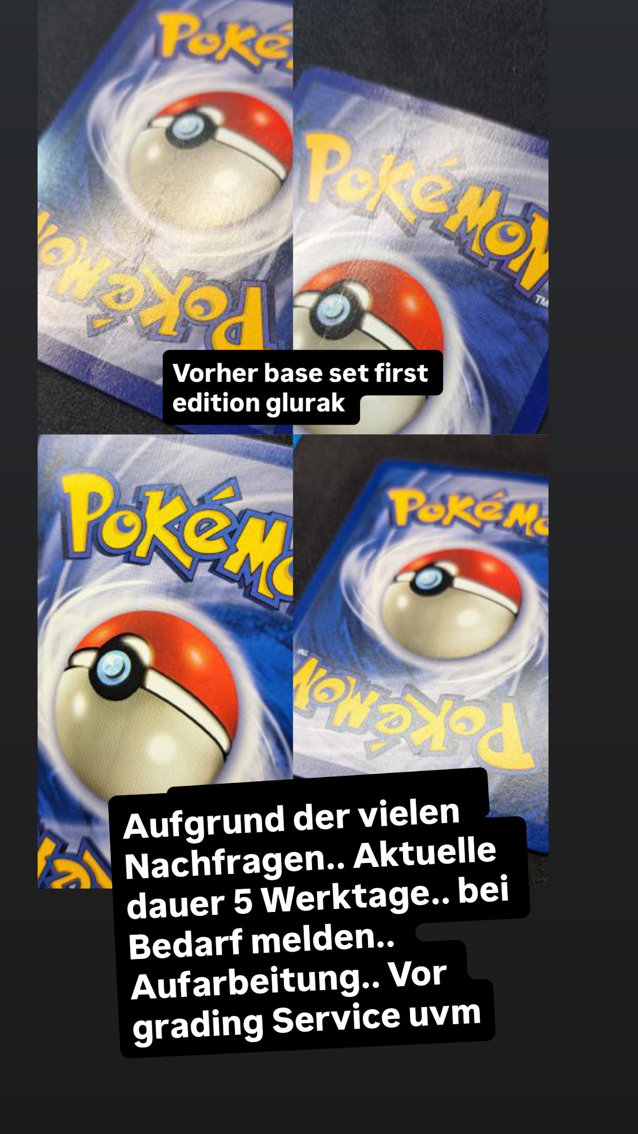 Sammelkarten Säubern Oberflächen Politur