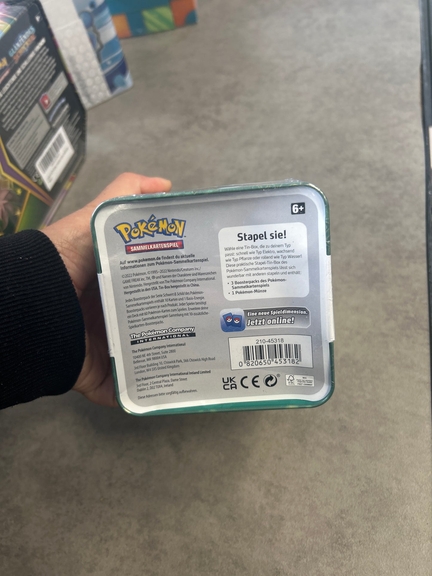 Pokémon Tin Box