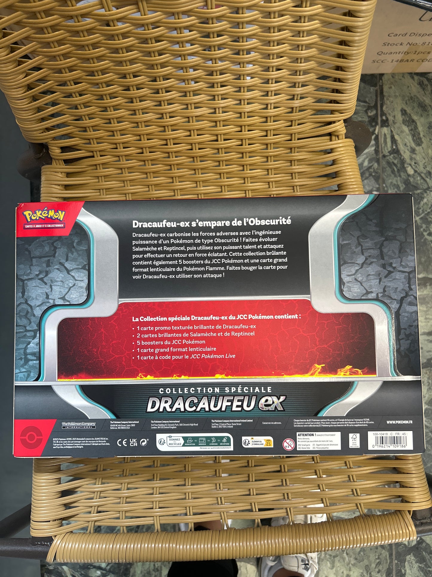 Pokémon Collection Special Dracaufeu Ex Französisch