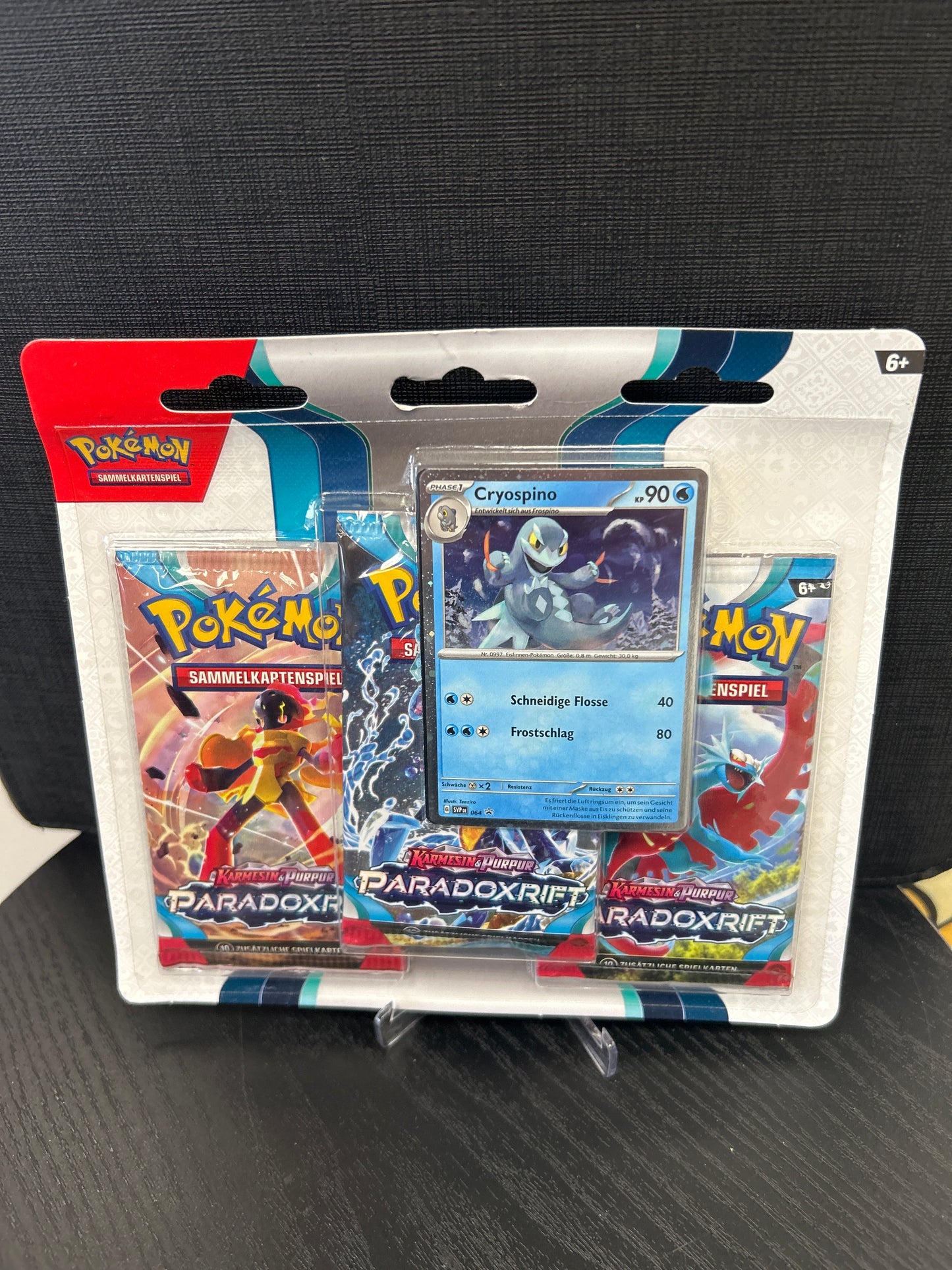Pokémon Blister 3er Booster Karmesin & Purpur Paradoxrift