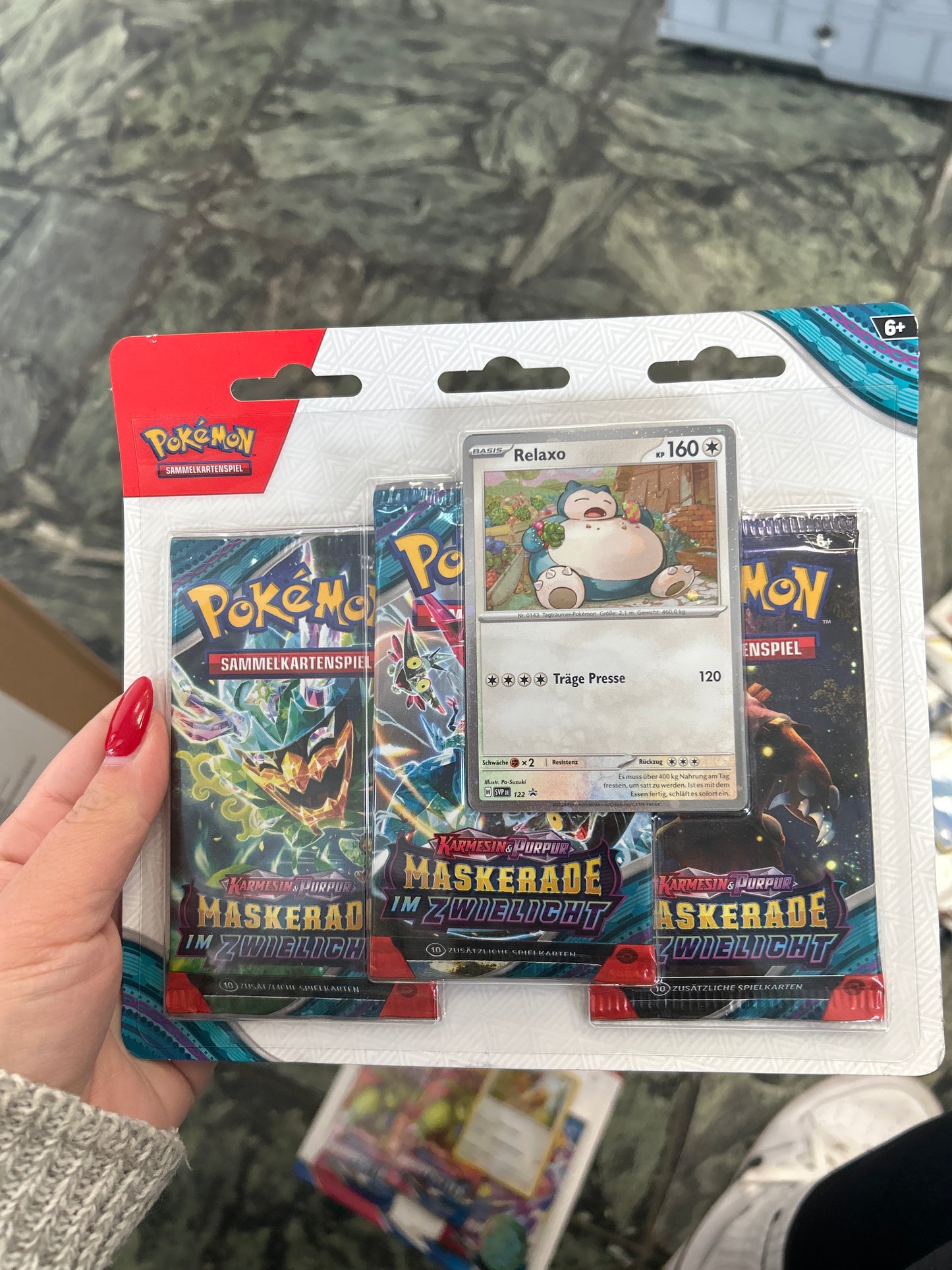 Pokémon sammelkartenspiel 3 booster Karmesin&Purpur Maskerade im Zwielicht Knattatox