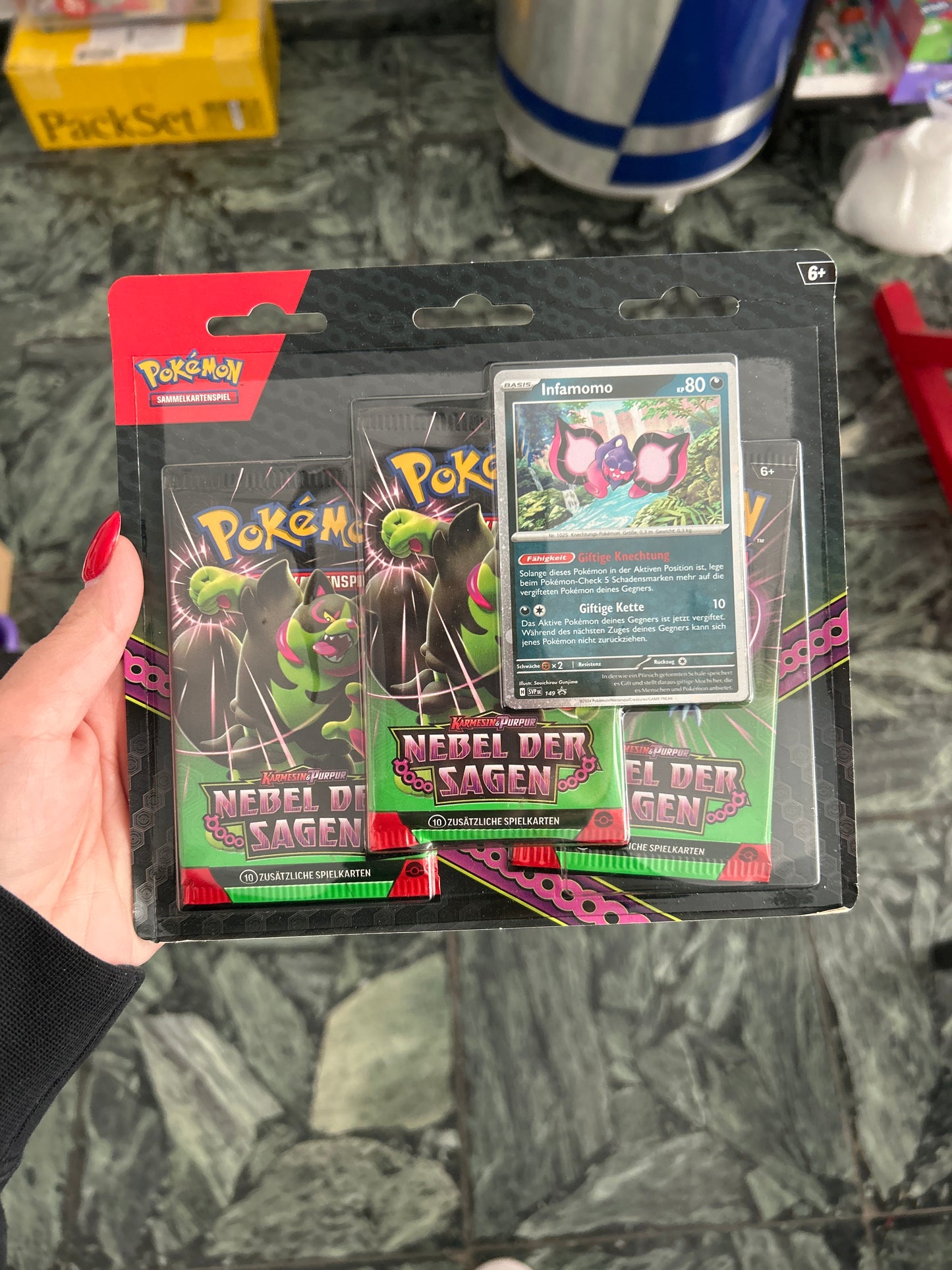 Pokémon sammelkartenspiel Karmesin & Pupur Nebel der sagen