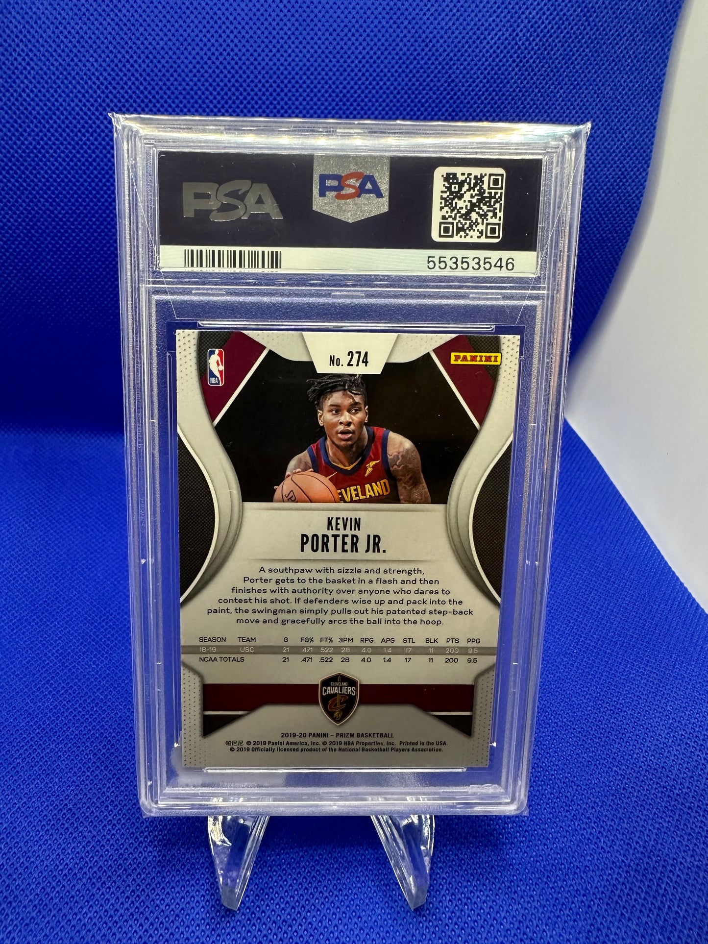 Kevin Porter Jr. 2019 Panini Prizm PSA 9 NBA