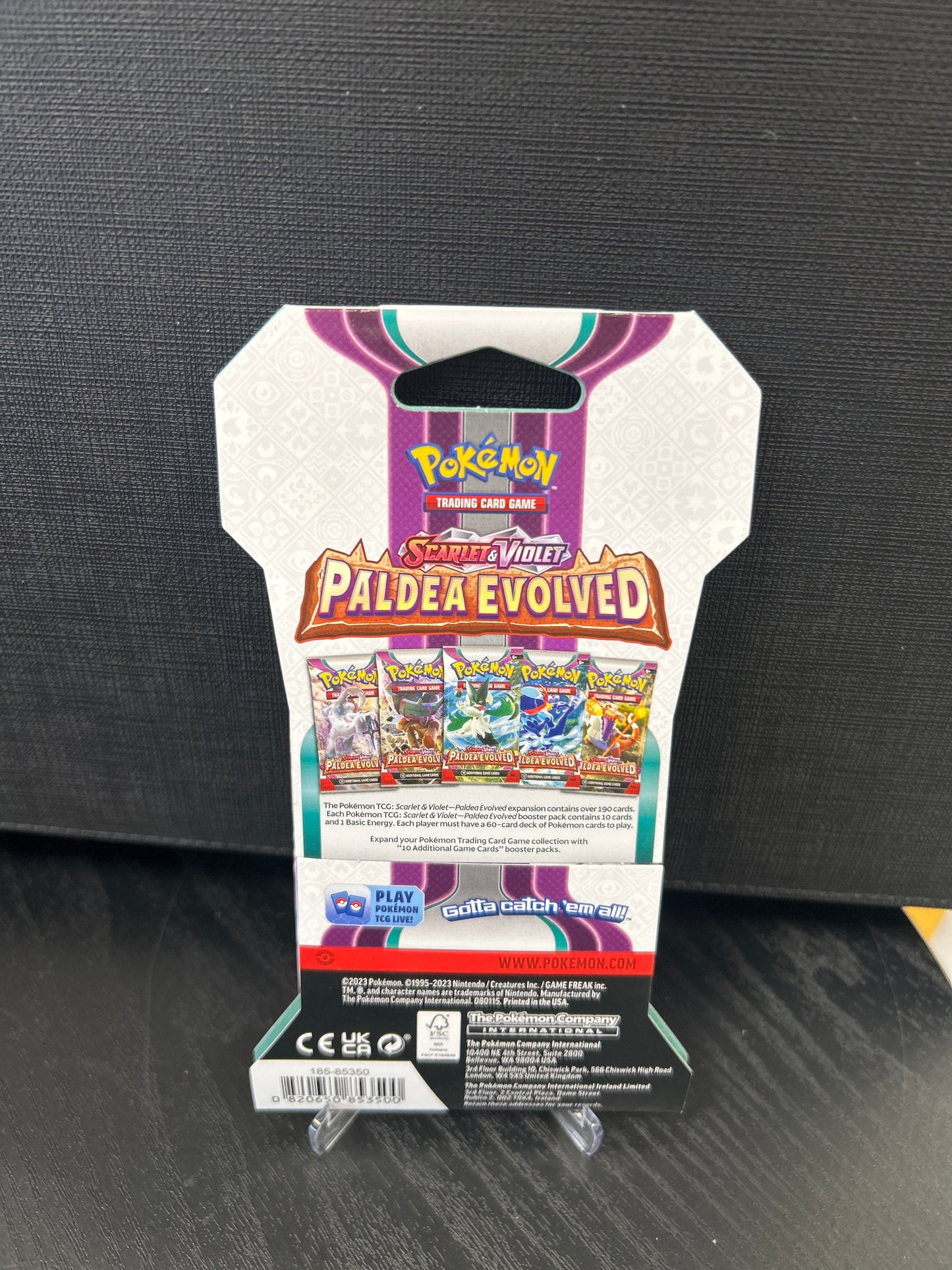 Pokémon booster Scarlet & Violet paldea evolved