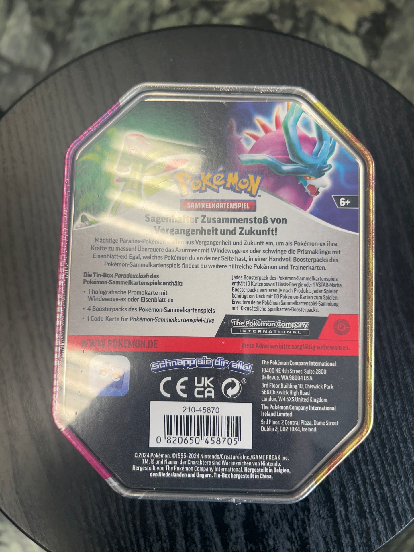 Pokémon Tin Box windewoge Ex