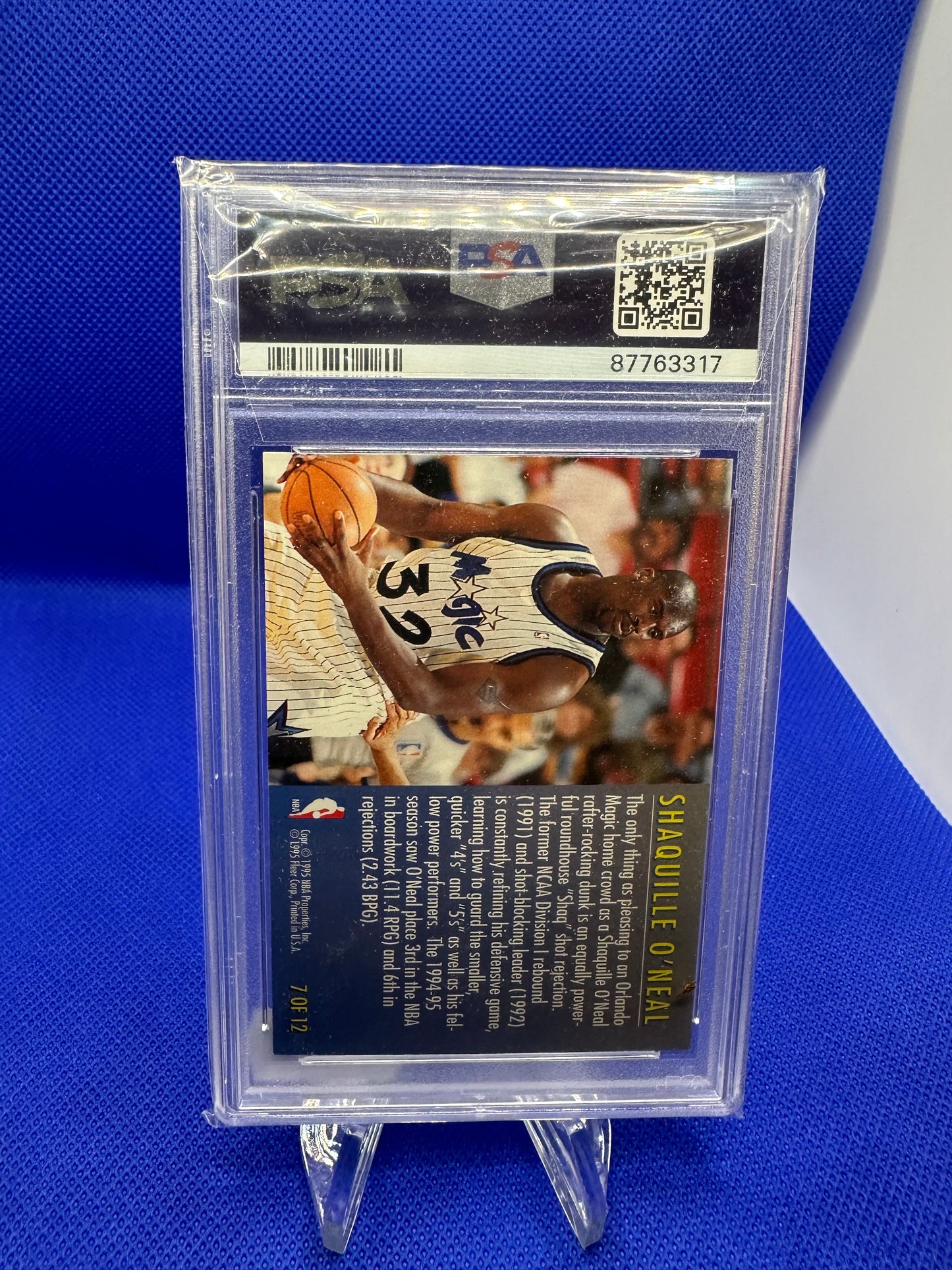 Shaquille O'Neal 1995 Fleer Total D PSA 9 NBA