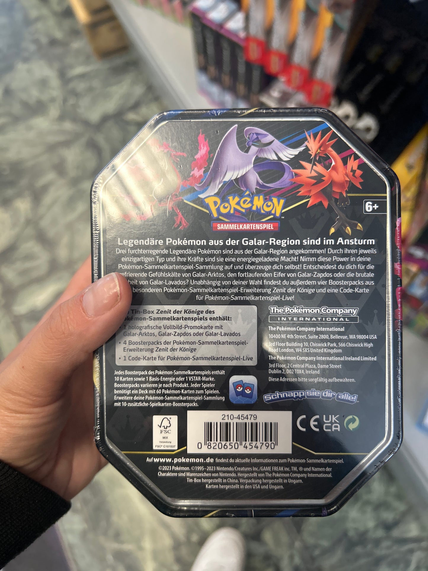 Pokémon Tin Box Galar Lavados