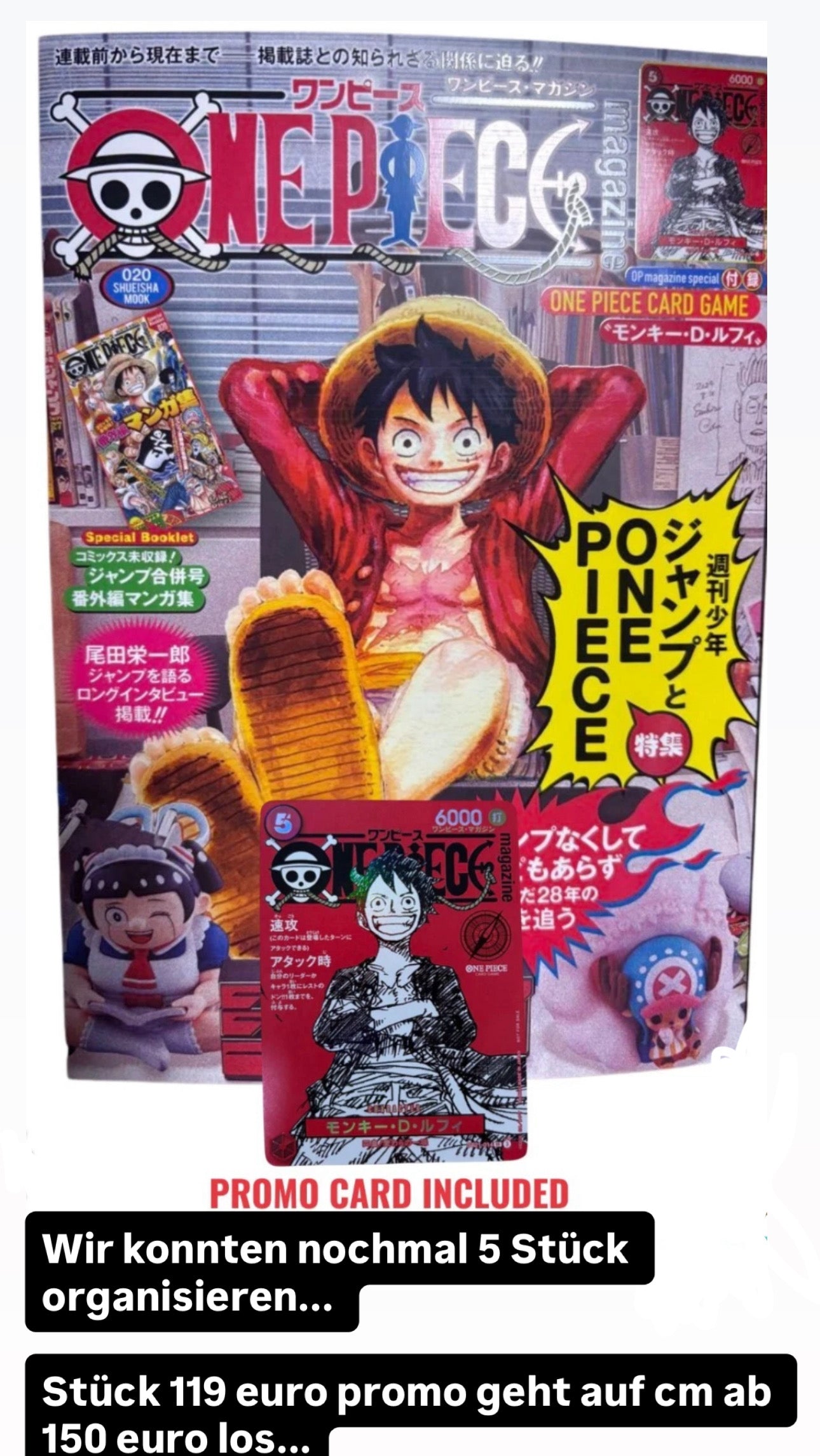 Jump Promo One piece Heft inkl. Karte