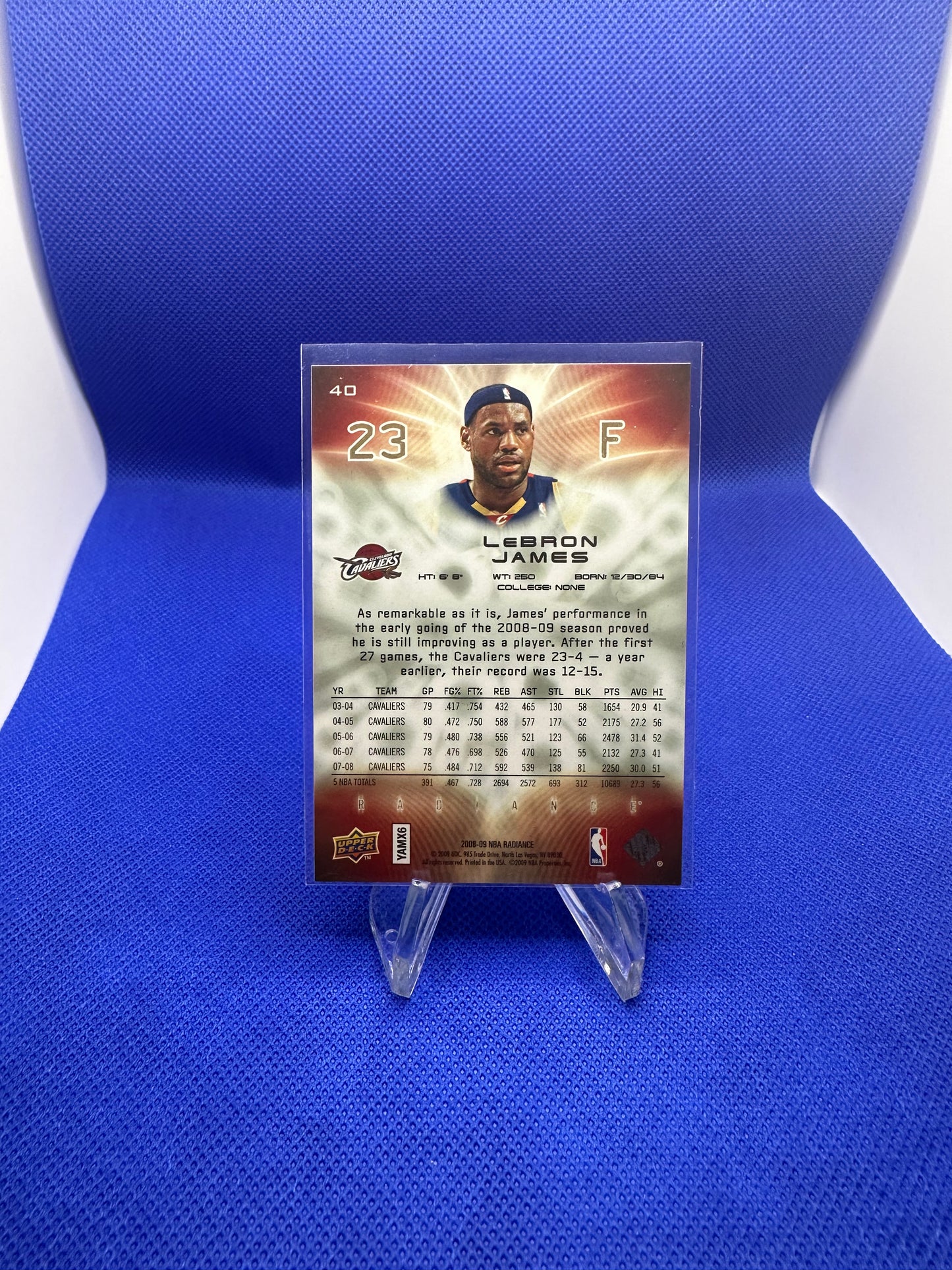 LeBron James NBA Radiance 2008-09 /299