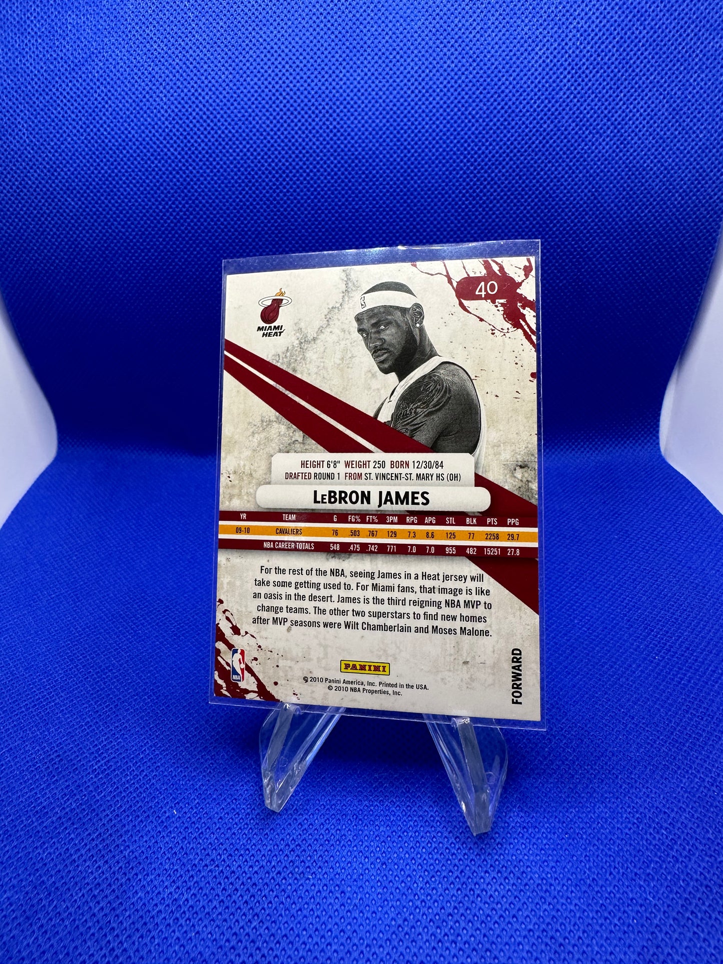 LeBron James 2010-11 Panini Rookies & Stars #40