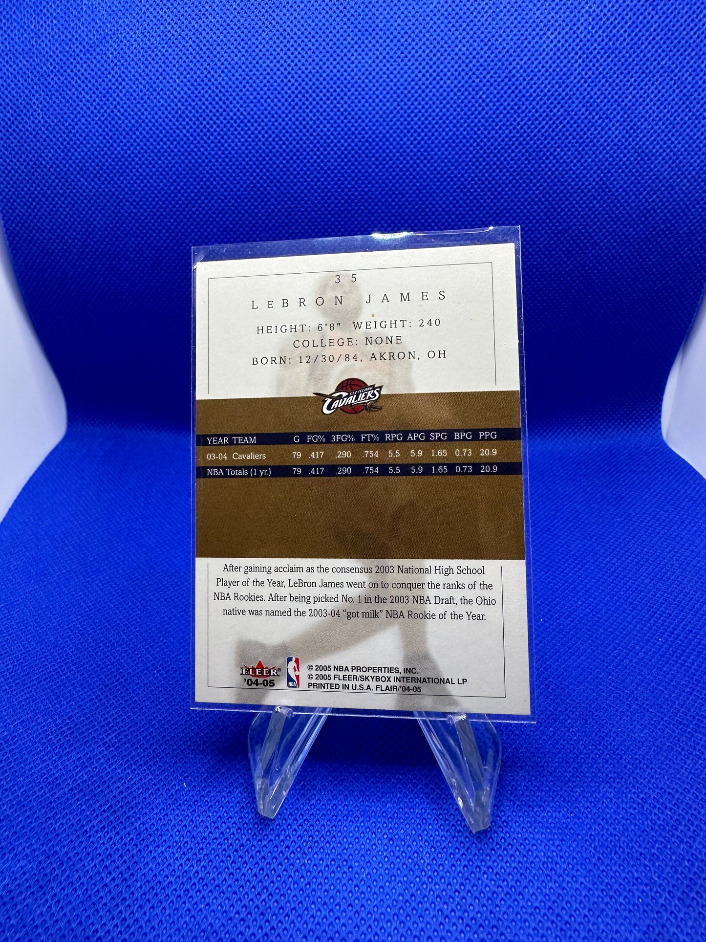 LeBron James 2004-05 Flair #35