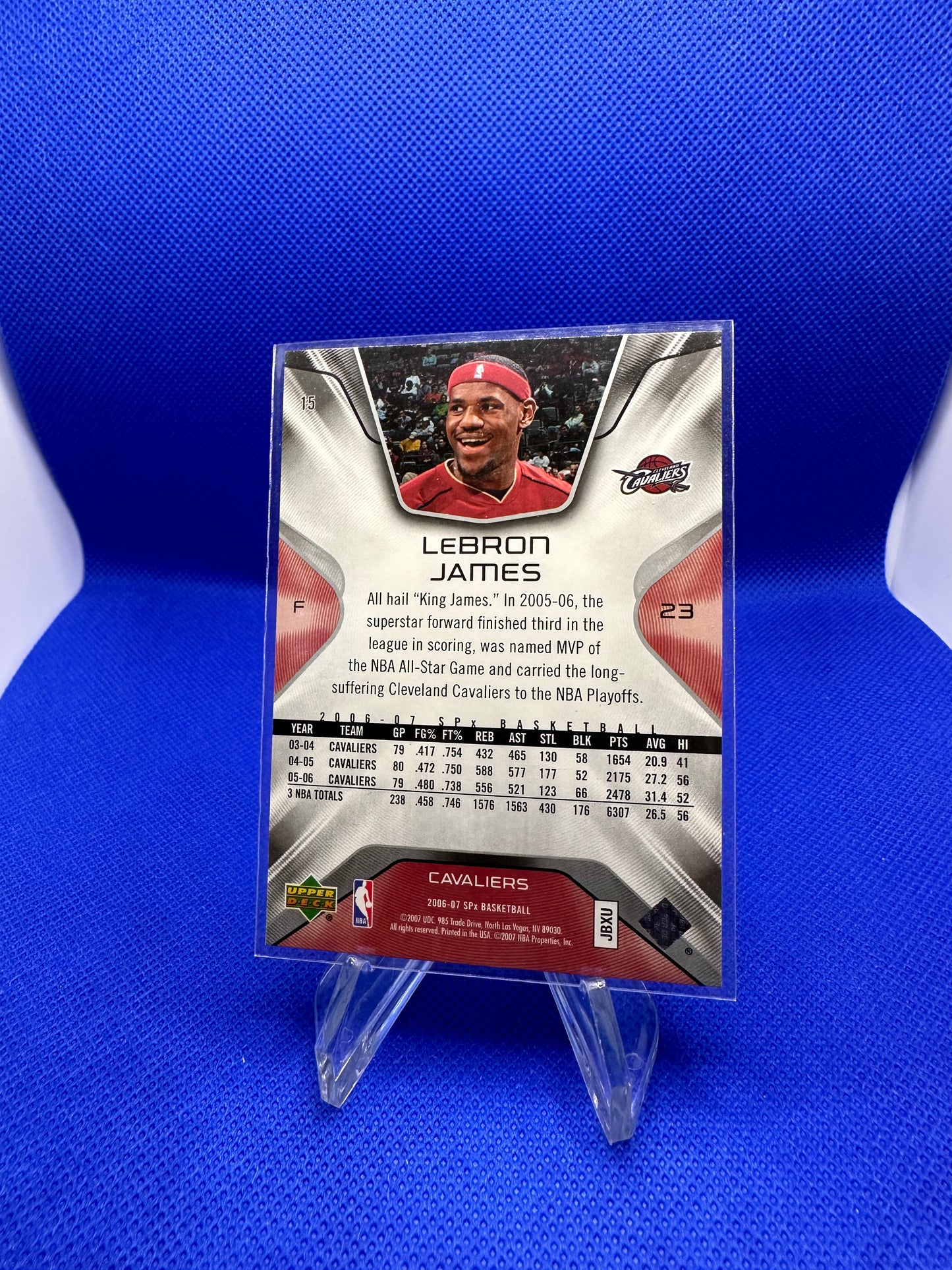 LeBron James 2006-07 UD SPX Basketball #15