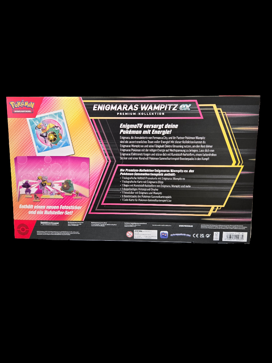 Pokémon Enigmaras Wampitz ex Premium-Kolletion