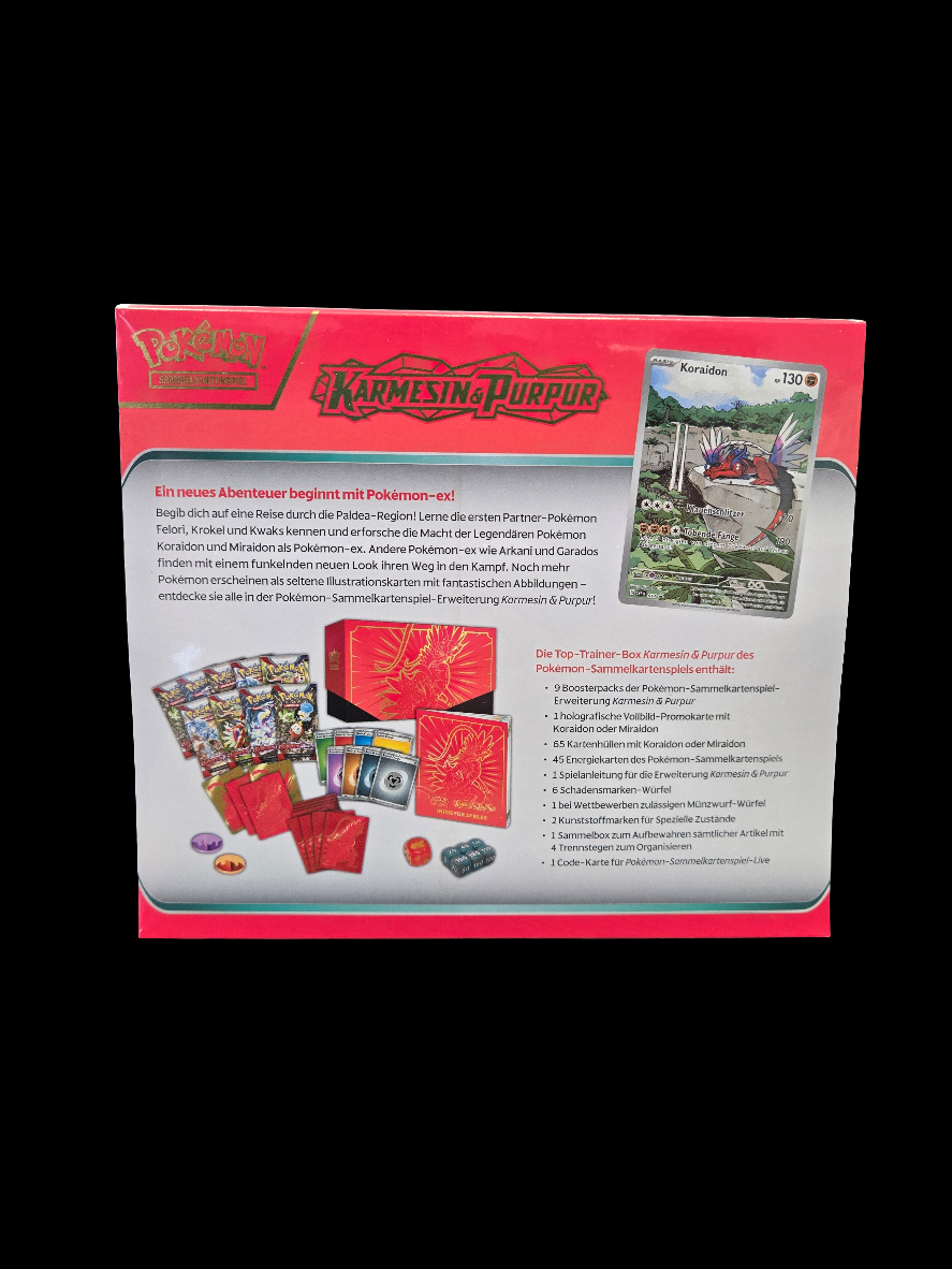 Pokémon Karmesin & Purpur Top Trainer Box