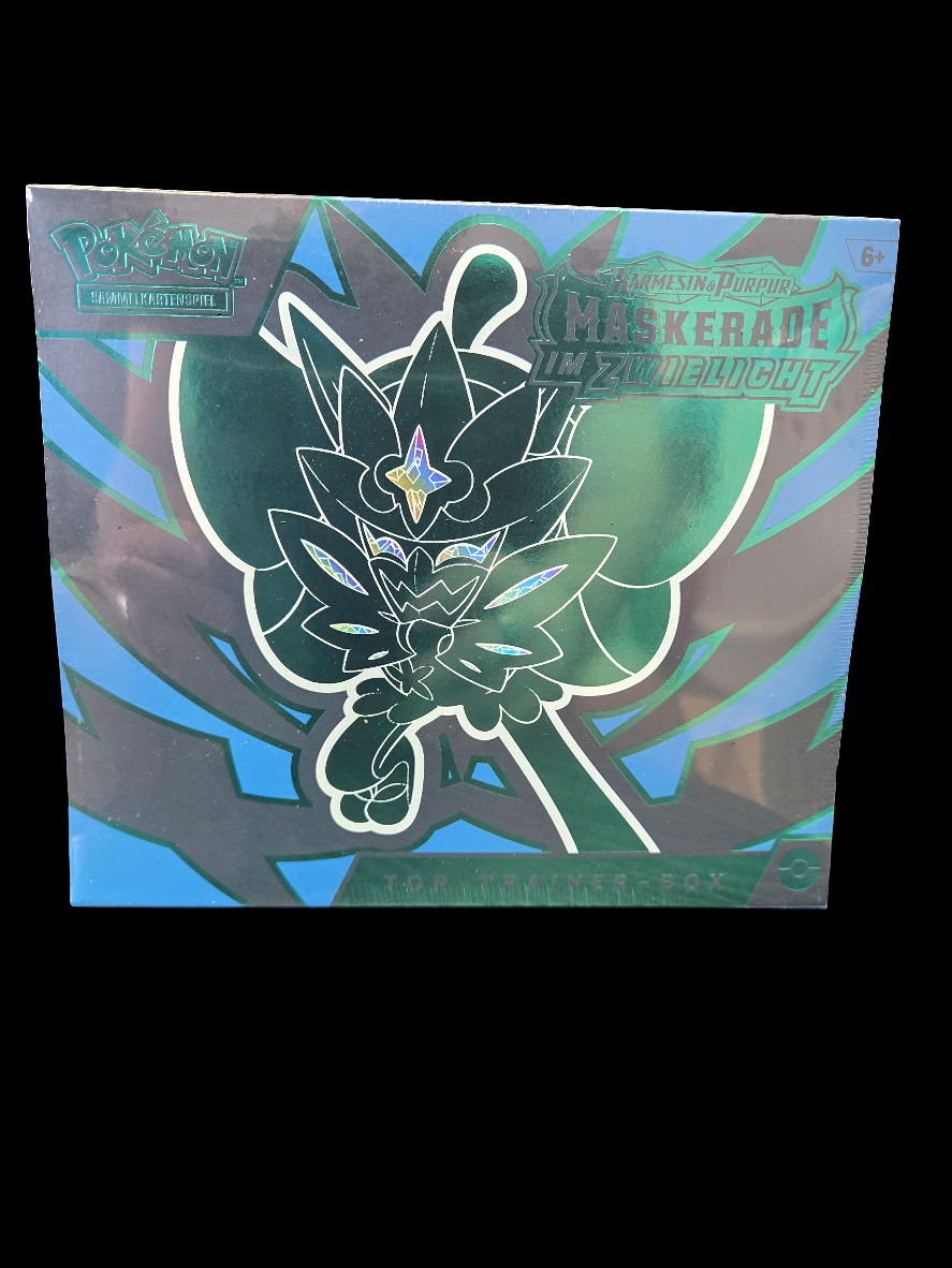 Pokémon Karmesin & Purpur Maskerade im Zwielicht Top Trainer Box