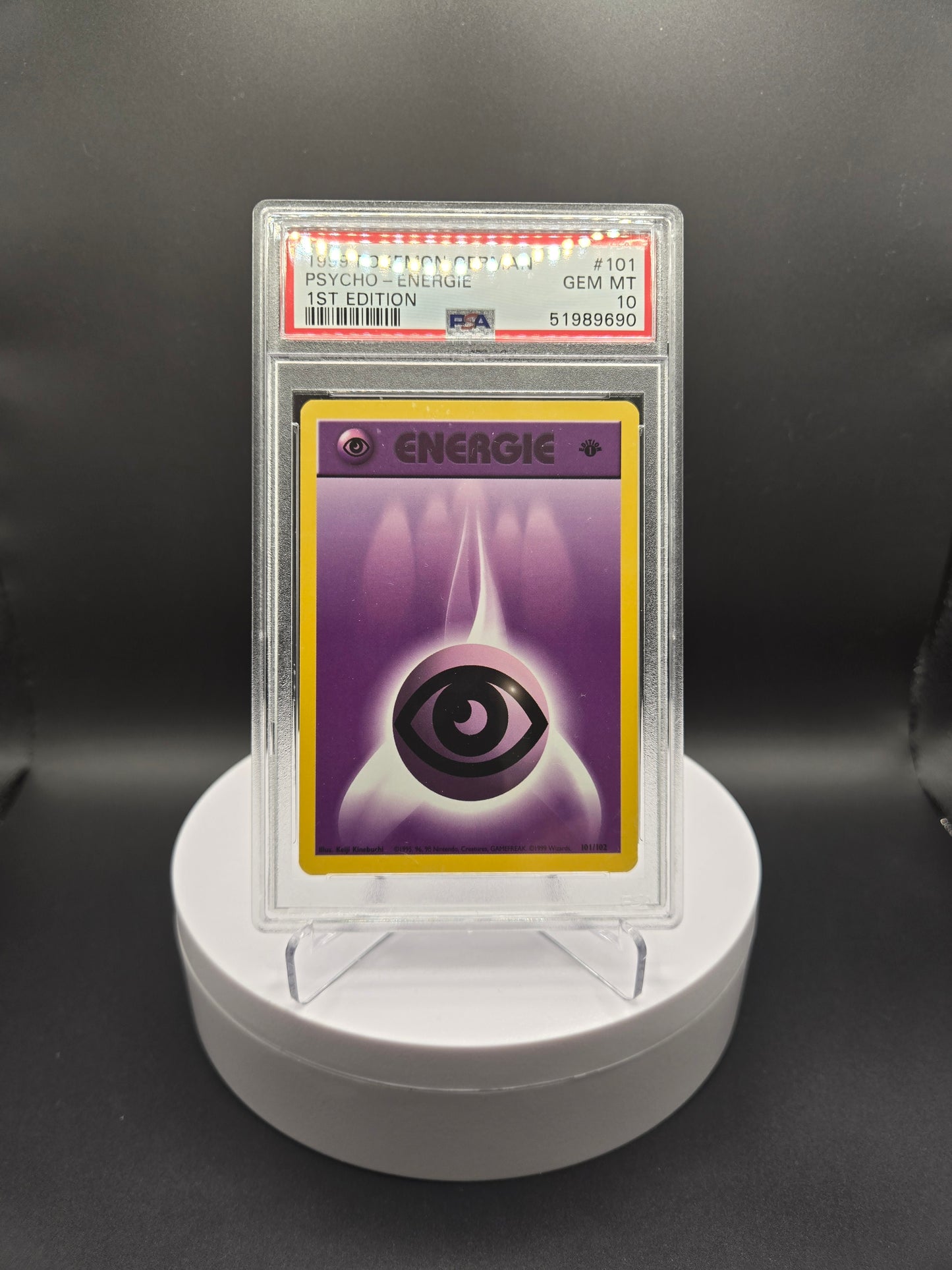 Pokémon 1.Edition Psycho-Energie BS101 PSA10
