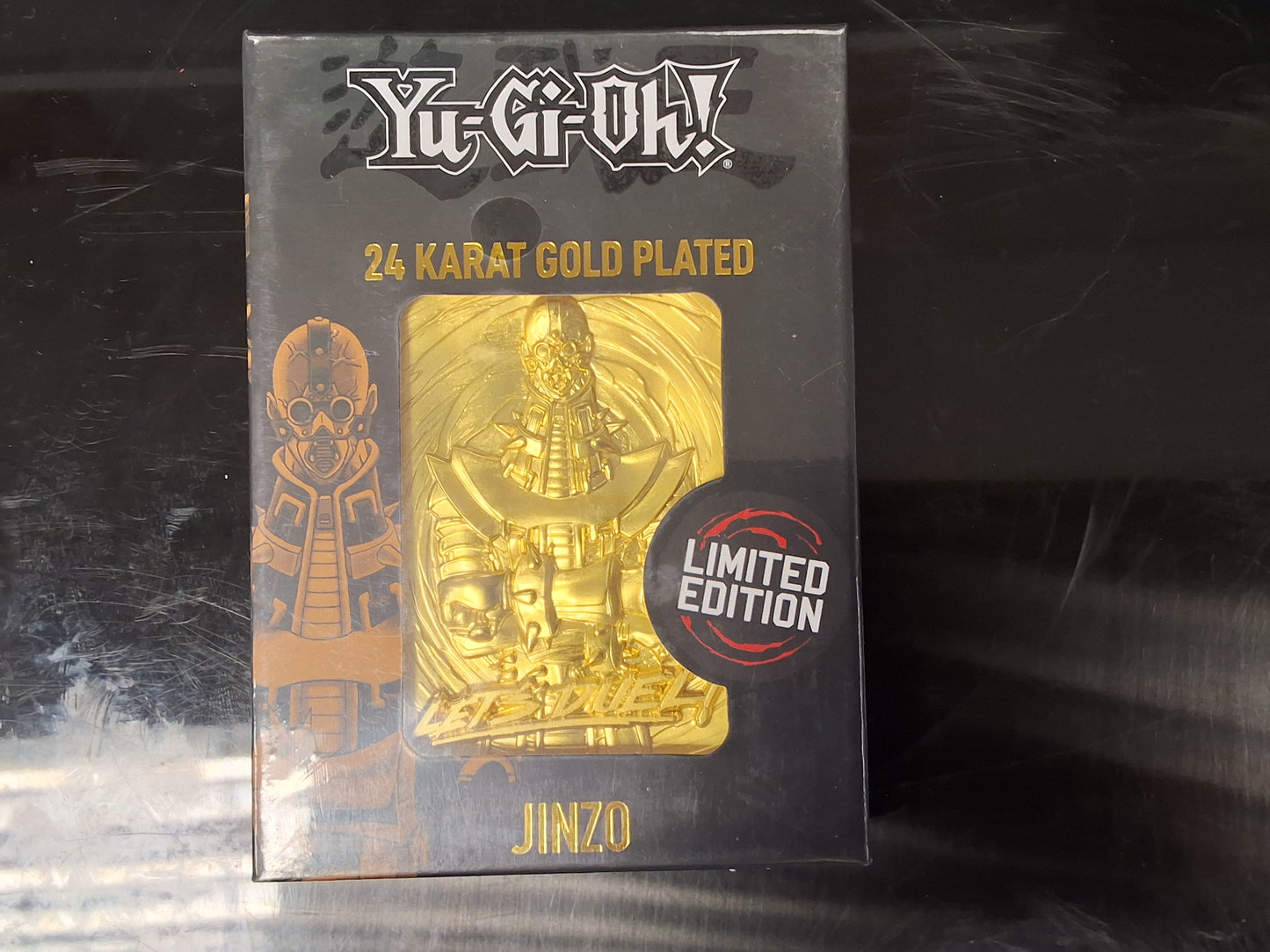 Yu Gi Oh Jinzo 24 Karat Gold Plated