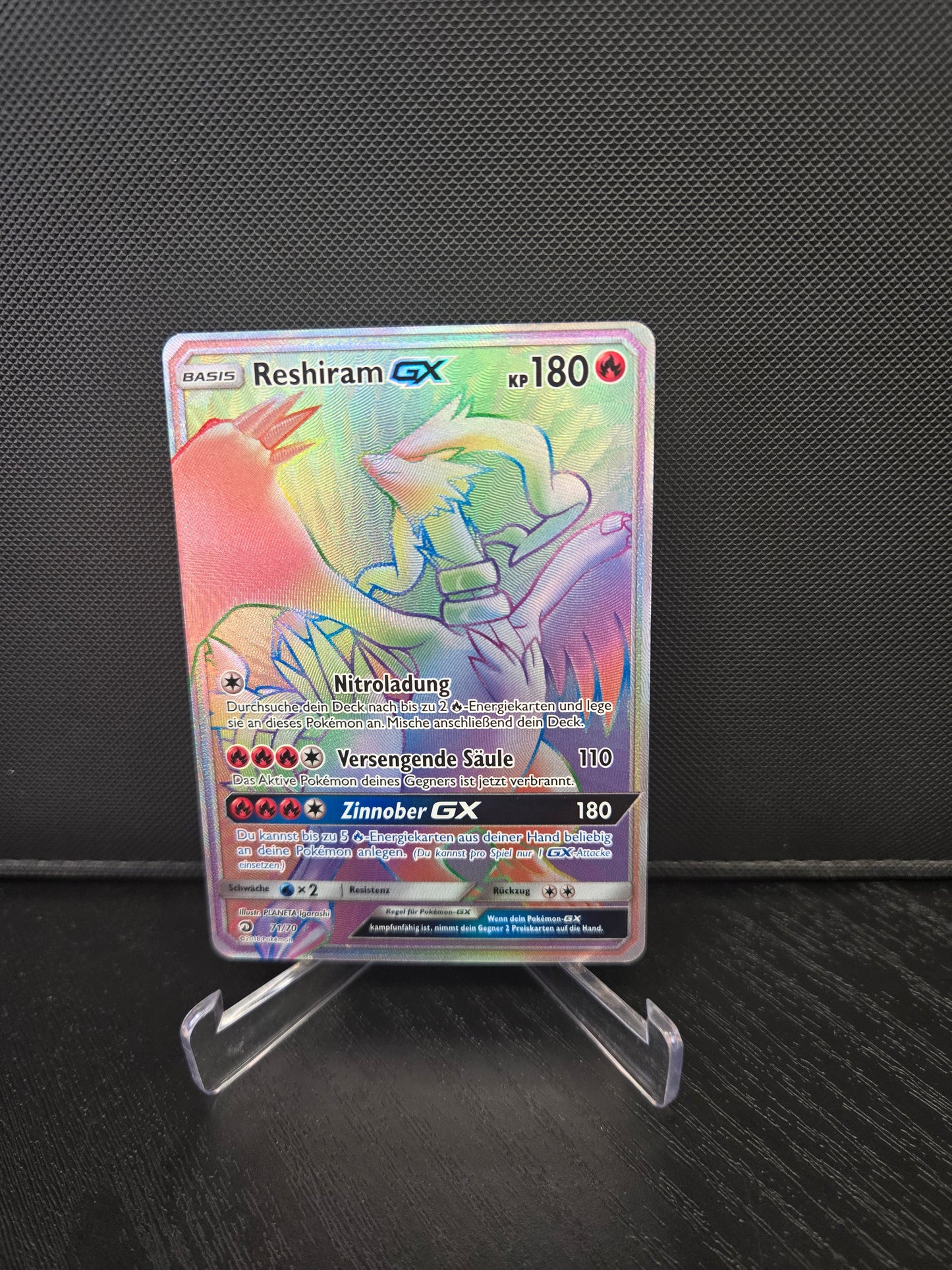 Pokémon Reshiram GX DRM71