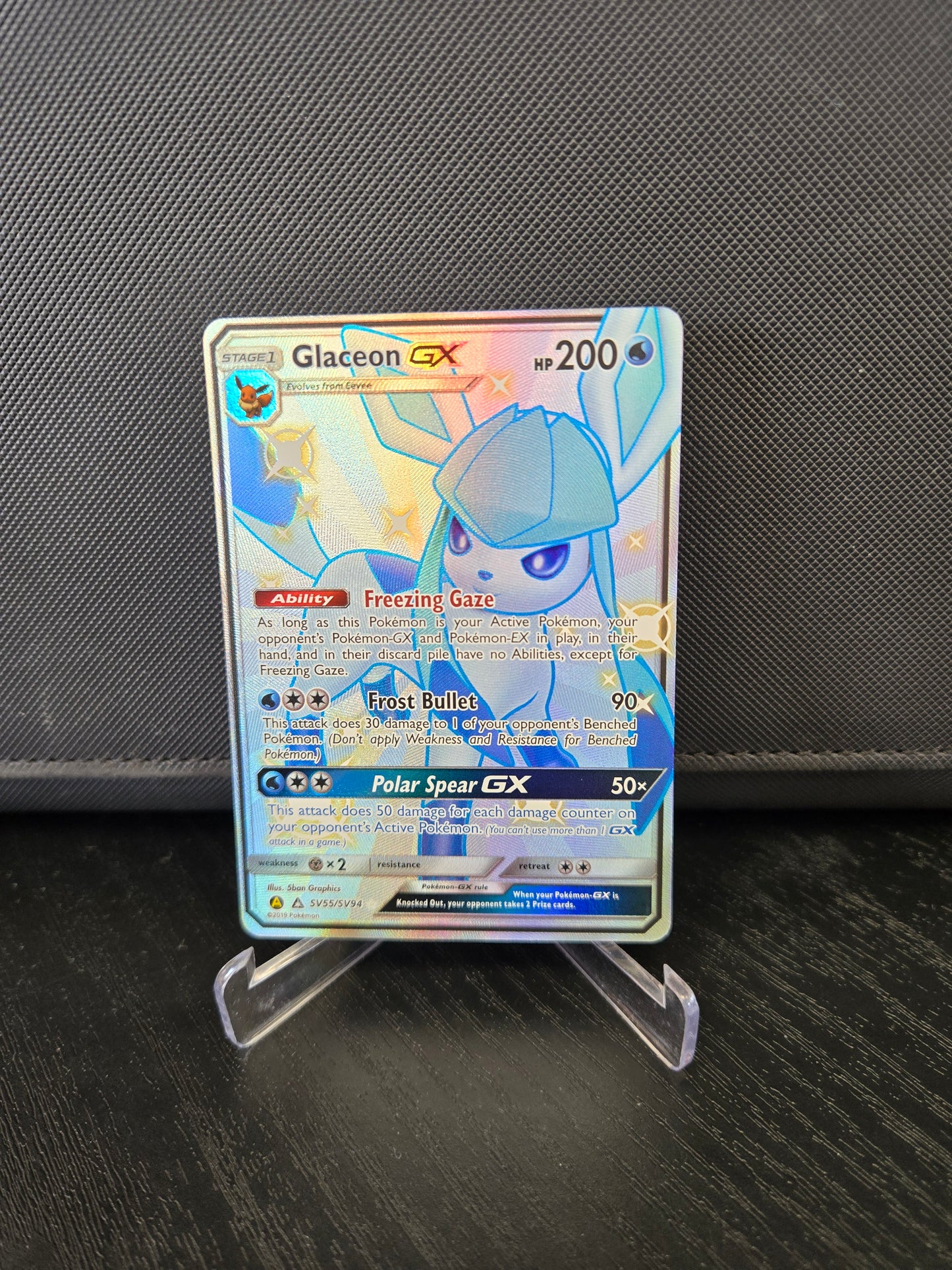 Pokémon Glaceon GX HIF SV55