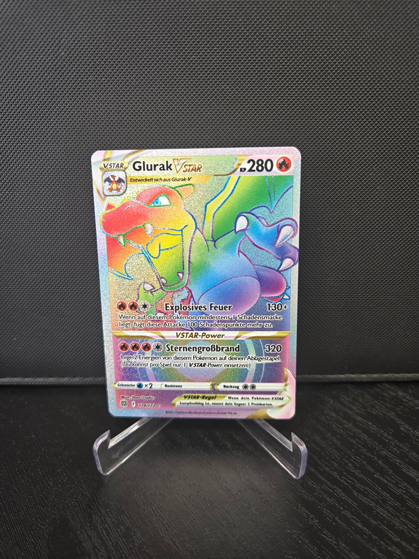 Pokémon Glurak Vstar BRS174