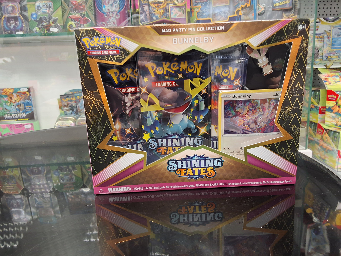Pokemon Shining Fates Bunnelby Pin Collection