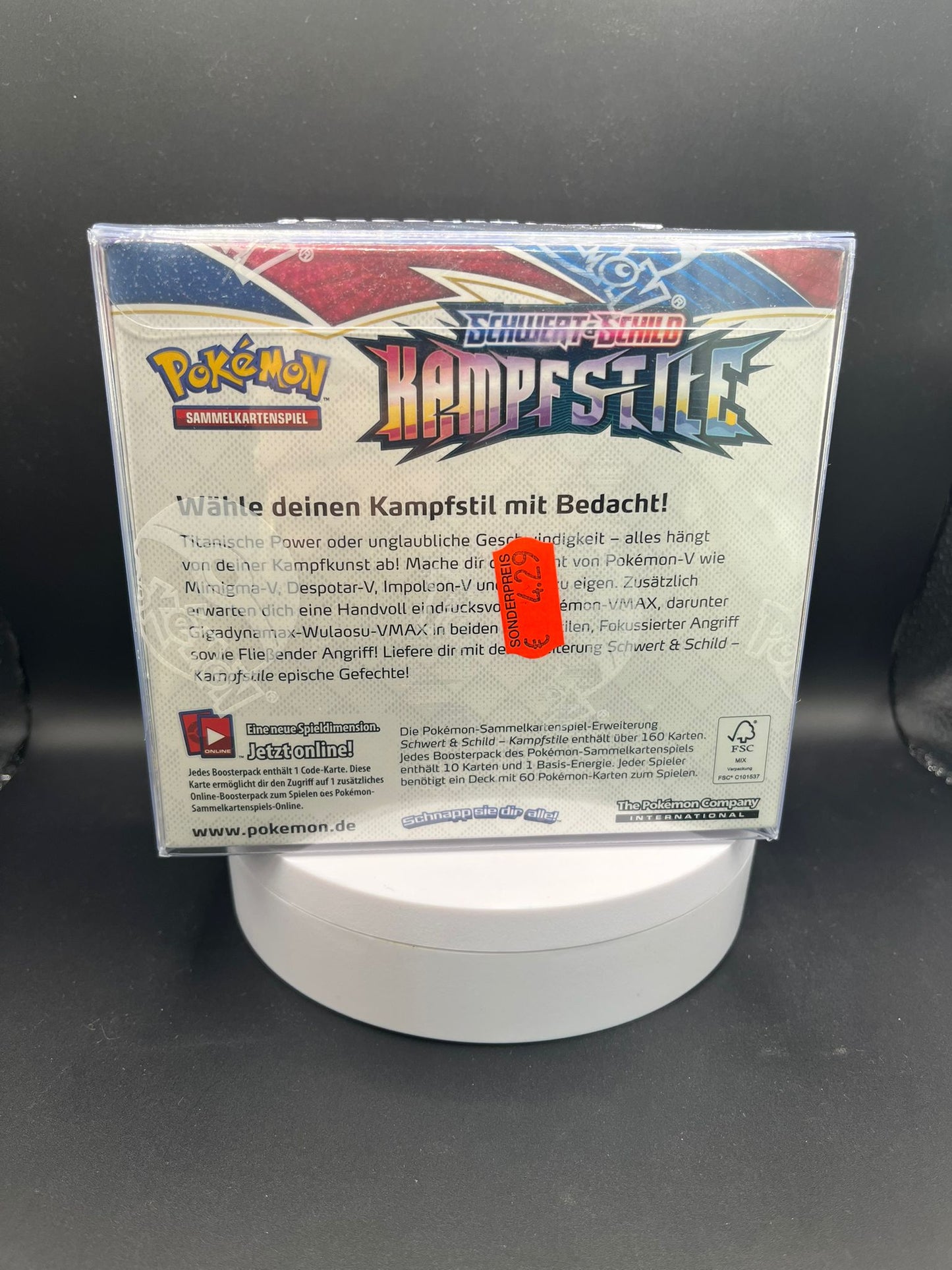 Pokémon Kampfstile Display