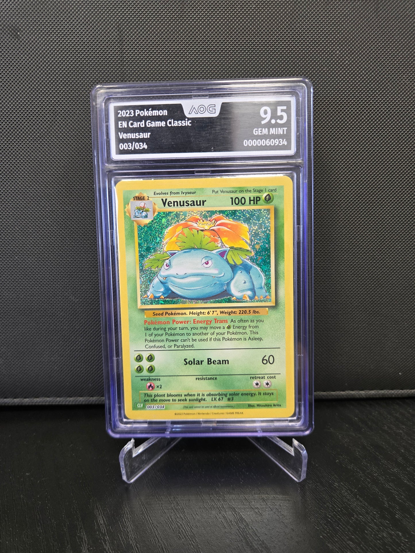 Pokémon Bisaflor CLV 003 AOG9.5