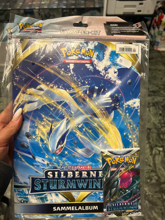 Pokémon Sammler Kit sammelalbum Karten Schwert & Schild silberne sturmwind