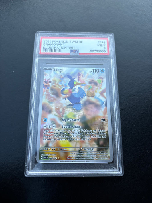 Pokémon Cramorant 176/167 Illustration Rare PSA 9 Deutsch