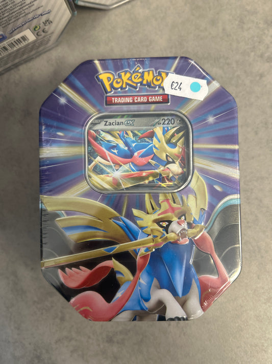 Pokémon Tin Box Zacian Ex