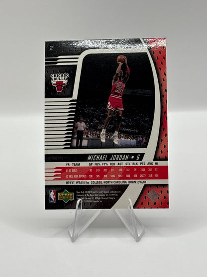 Michael Jordan 1999 Upper Deck Ionix Card #2