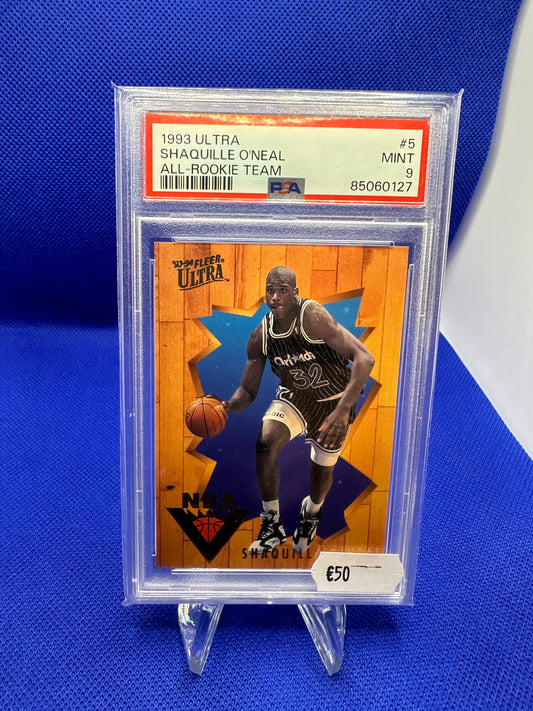 Shaquille O'Neal 1993 Ultra All-Rookie Team PSA 9 NBA