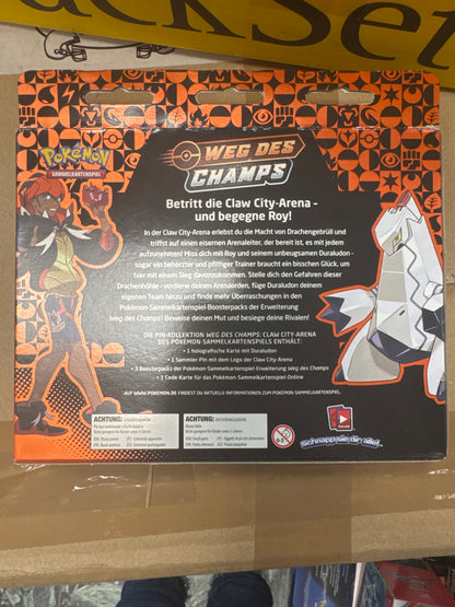 Pokémon Weg des Champs Claw City-Arena Pin-Kollektion