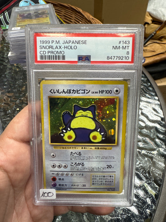 Relaxo cd promo holo snorlax psa 8