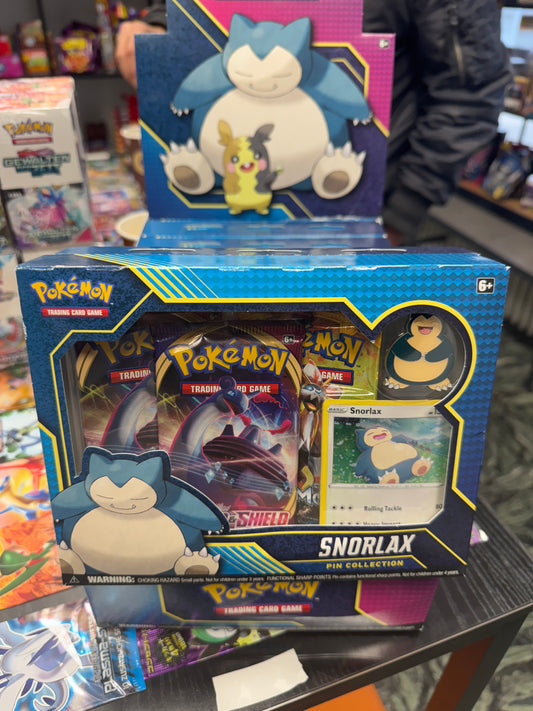 Pokemon Snorlax Pin Collection relaxo englisch sword shild Vintage booster