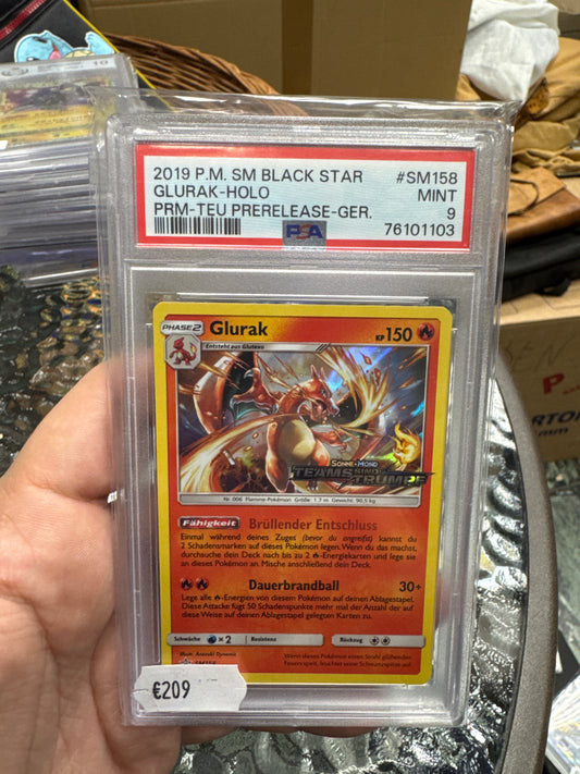 Glurak Blackstar pre Release psa 9