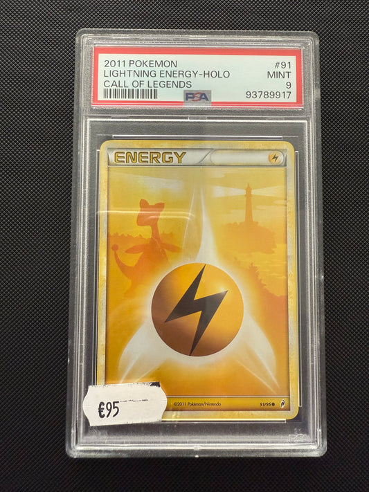 2021 Pokemon Lightning Energy-Holo Call Of Legends PSA 9