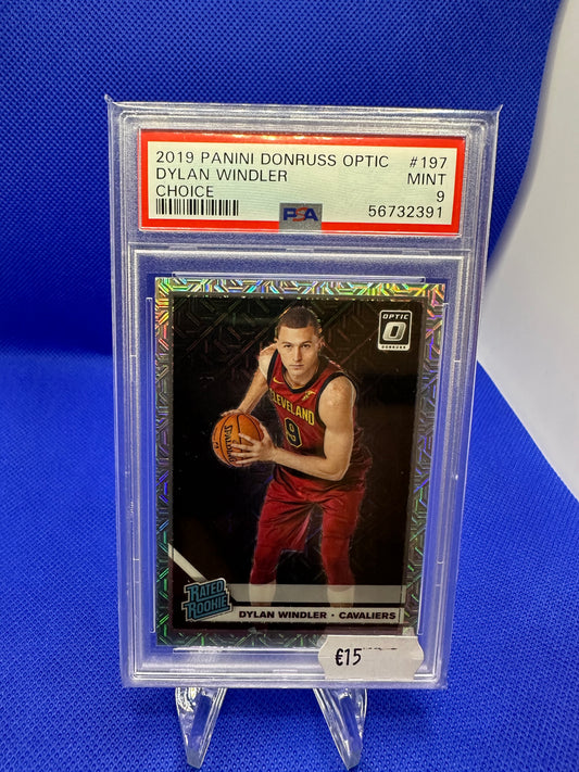 Dylan Windler 2019 Panini Donruss Optic Choice PSA 9 NBA