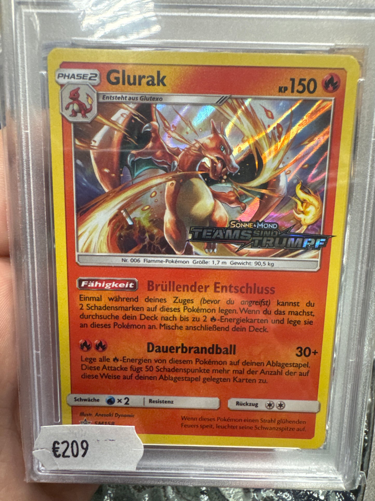 Glurak Blackstar pre Release psa 9