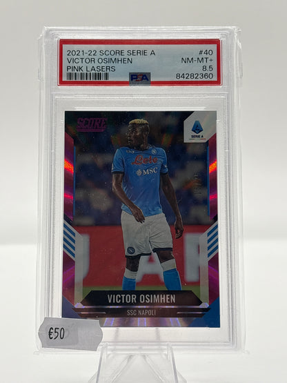 Victor Osimhen Pink Lasers Score Serie A 2021-22 Score Serie A PSA 8,5 NMT+